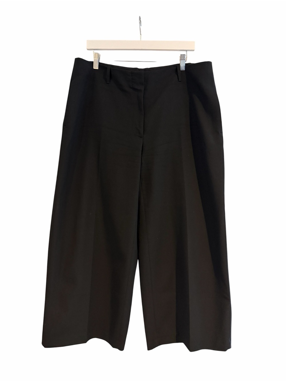 Zara Black Wide-Leg Pants Size XL